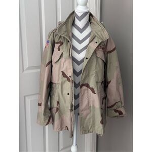 US Army Desert Camo Military Jacket